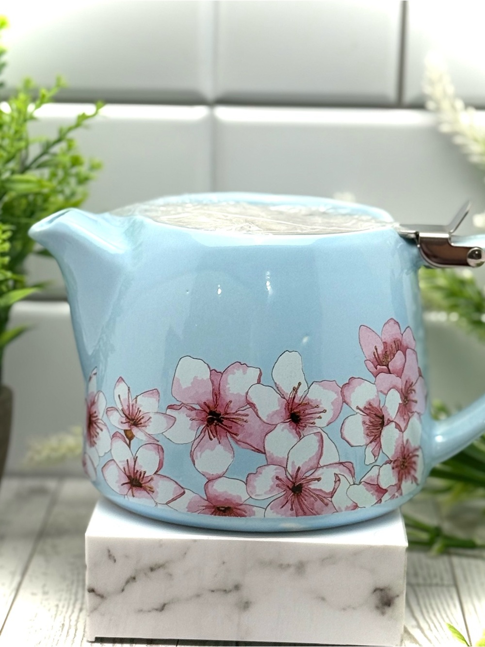 Alfred Ceramic Stainless Steel Teapot New